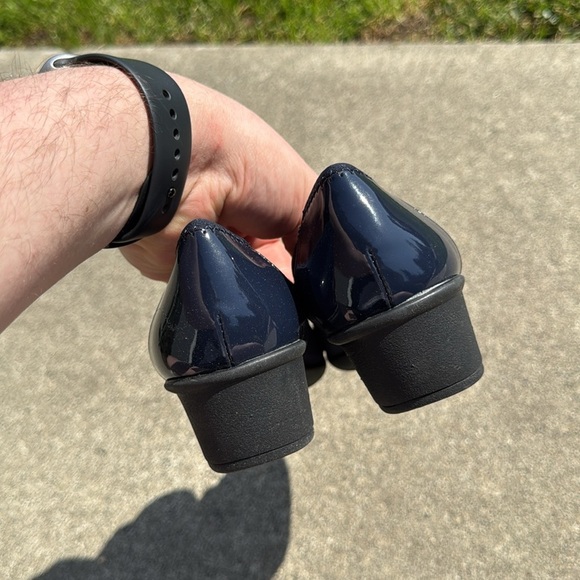 Anne Klein Waverly Wedge Pumps in Navy - Picture 6 of 7